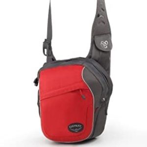 Osprey Warp Vertical Red Grey Shoulder Bag